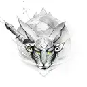 avatar 4 elements balancing together tattoo design idea