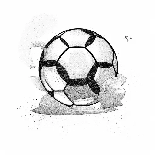 old soccer stadium  tattoo design idea