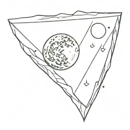 the moon does not have to be full to be loved tattoo design idea