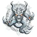 vajra tattoo design idea