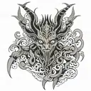 vajra tattoo design idea