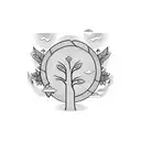 A money tree tattoo design idea