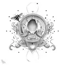 alice in chains jar with flies album cover tattoo design idea