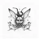 alice in chains jar with flies album cover tattoo design idea