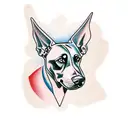 doberman tattoo design idea