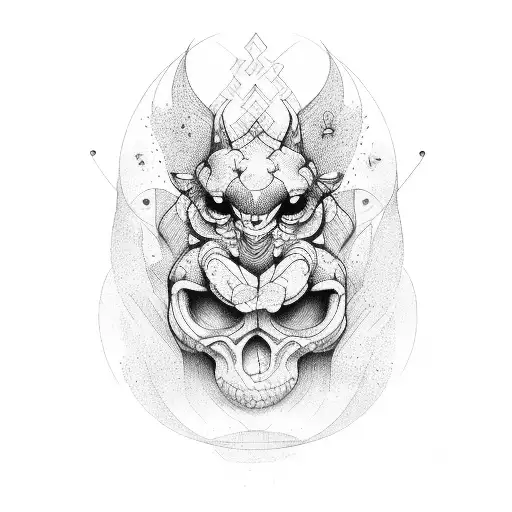 an image with multiple images tattoo design idea