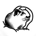 guinea pig tattoo design idea