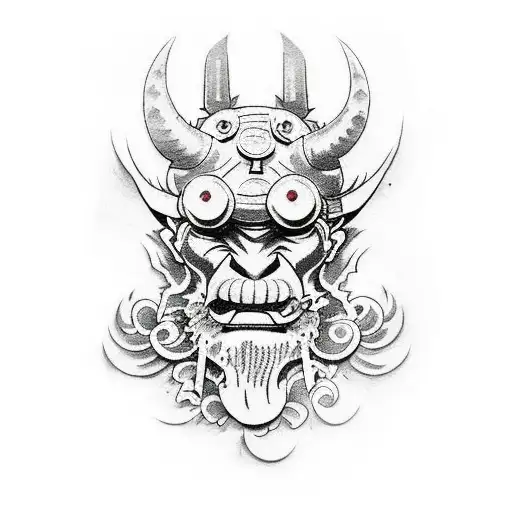 hellboy tattoo design idea