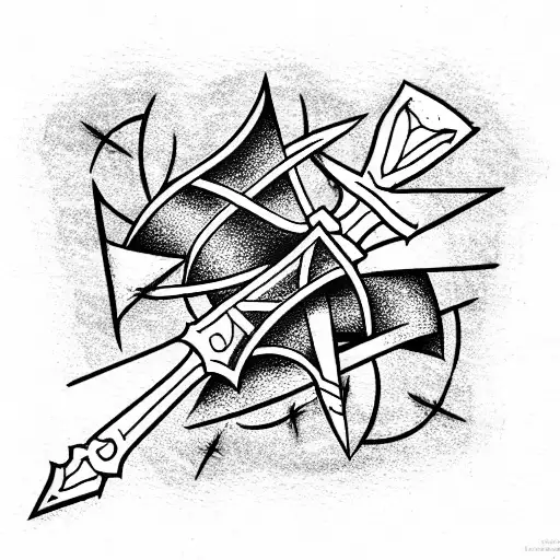  BATTLEAXE tattoo design idea