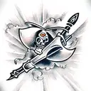  BATTLEAXE tattoo design idea