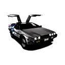 Delorean tattoo design idea