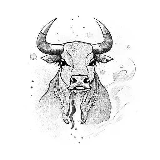 Spanish Bull tattoo design idea
