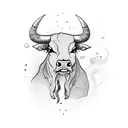 Spanish Bull tattoo design idea