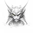 ichigo hollow tattoo design idea