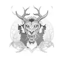 The tattoo will be done in a blackwork style, predominantly using black ink. The central image of the tattoo will be a s tattoo design idea