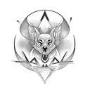 The tattoo will be done in a blackwork style, predominantly using black ink. The central image of the tattoo will be a s tattoo design idea