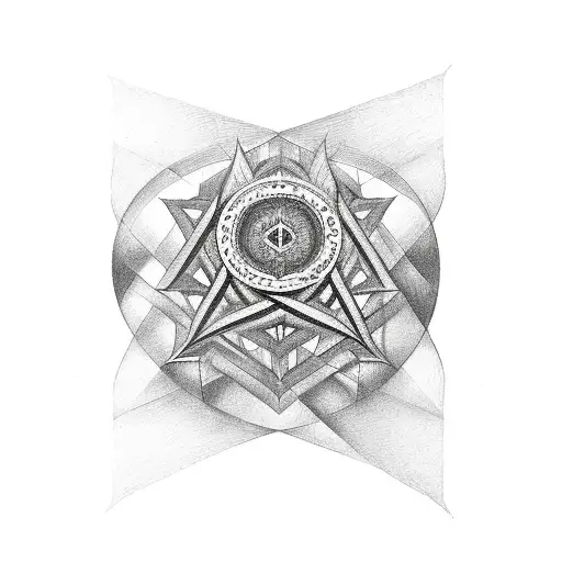 heartagram tattoo design idea