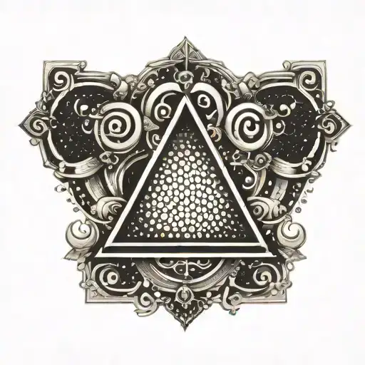 caution symbol sign tattoo tattoo design idea