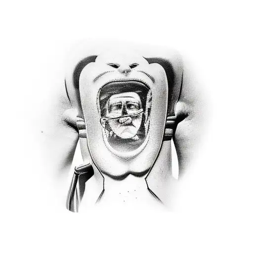 Salvador Dall persistence of memory on right arm tattoo design idea