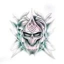 scream, ghostface  tattoo design idea