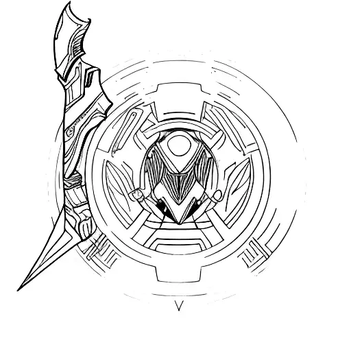 destiny 2 warlock  tattoo design idea