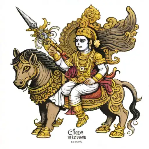 In the Bhagavad-Gita, Lord Krishna says to Arjuna, 'Plunge into the heat of battle, and keep your heart at the lotus fee tattoo design idea