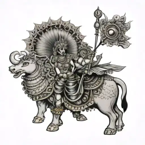 In the Bhagavad-Gita, Lord Krishna says to Arjuna, 'Plunge into the heat of battle, and keep your heart at the lotus fee tattoo design idea