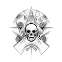 space + hp lovecraft tattoo design idea