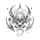 space + hp lovecraft tattoo design idea