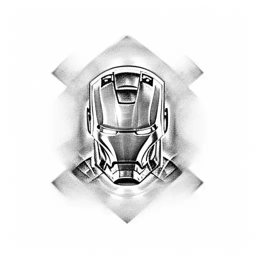 iron man tattoo design idea