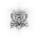 Albanian eagle tattoo design idea