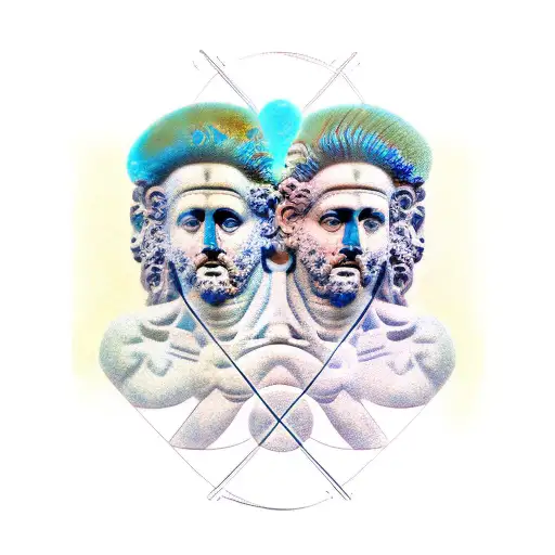 Ancient Greece tattoo design idea