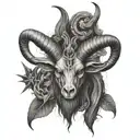 Baphomet tattoo design idea