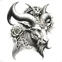 Baphomet tattoo design idea