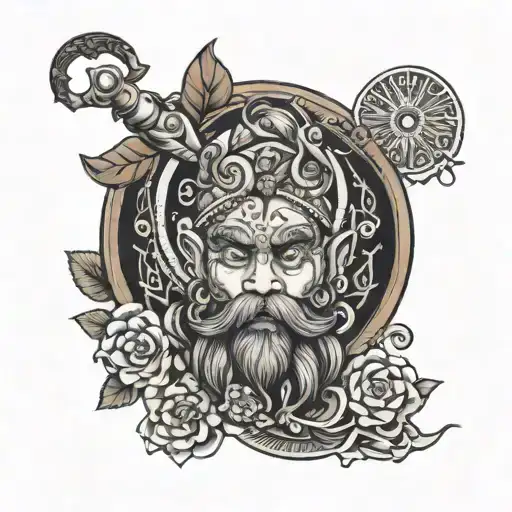 I am Baba tattoo design idea