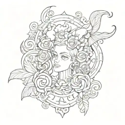 Zach Bryan Lyrics "how lucky are we" tattoo design idea