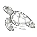 sea turtle tattoo design idea
