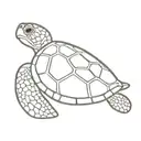sea turtle tattoo design idea