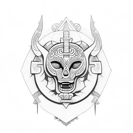 Mayan calendar  tattoo design idea