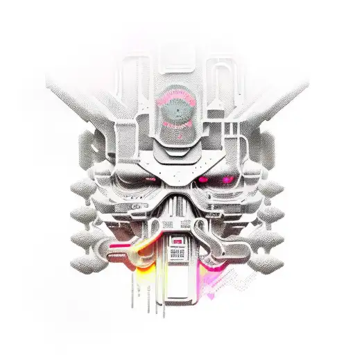 Cyberpunk 2077, Digital Art, Only letters and numbers, edgerunners, tattoo design idea