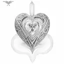 eric and adrian in a heart surrounded by a band tattoo design idea