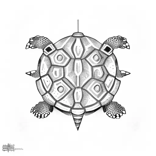 Black Tortoise Turtle Temporary Tattoos For Women Adults Seahorse Mandala  Whale Dream Catcher Fake Tattoo Sticker