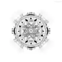 a geometric design featuring circuit board patterns, binary code, or even microchip-like structures. These elements can  tattoo design idea