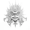 death note tattoo design idea