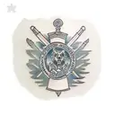 A traditional tattoo design showcasing the phrase 'Loyalty Out Values Everything' tattoo design idea