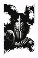 spartan warrior tattoo design idea