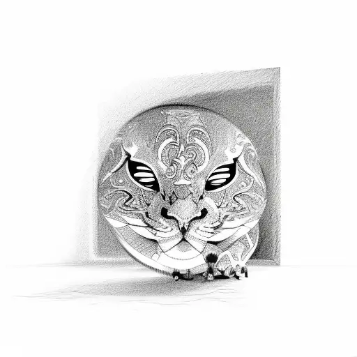 cell phone tattoo design idea