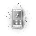 cell phone tattoo design idea