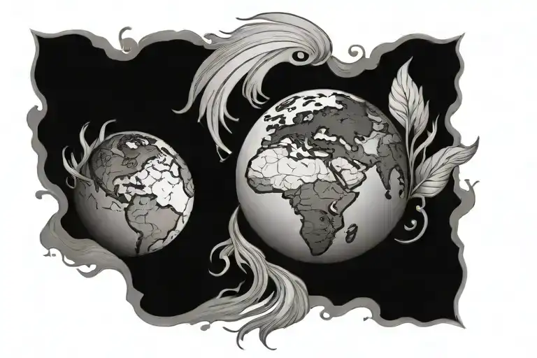 Mother Earth tattoo design idea