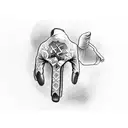 cross with john 3:16 with boxing gloves tattoo design idea